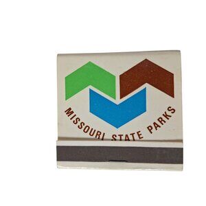Vintage Matchbook Missouri State Parks MO Front Strike Full Unstruck Advertising